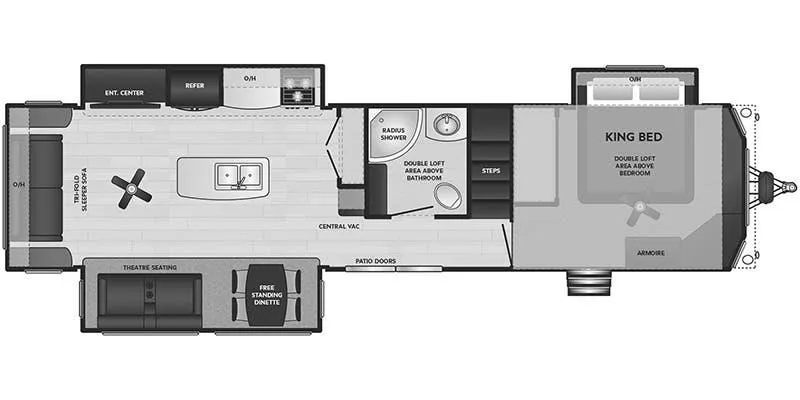 Keystone Retreat 39FLFT floor plan