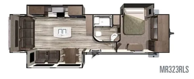 Highland Ridge Mesa Ridge MR323RLS floor plan
