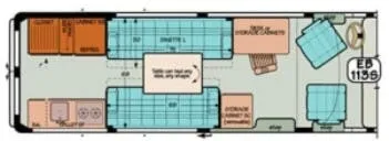 Sportsmobile Promaster EB 113s floor plan