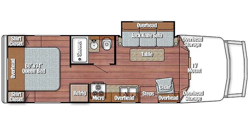 Gulf Stream BT Cruiser 5270 floor plan