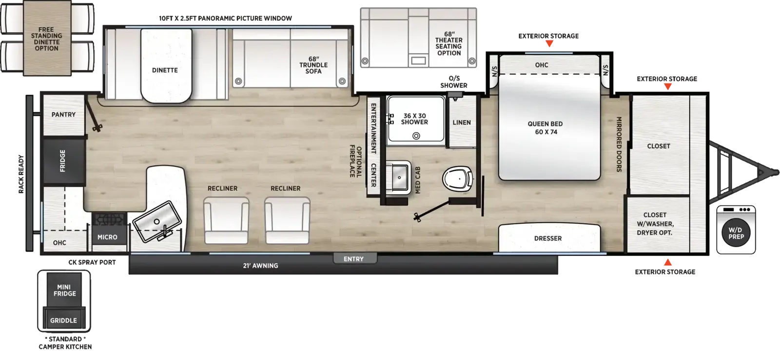 Coachmen Catalina Legacy Edition 303RKDS floor plan