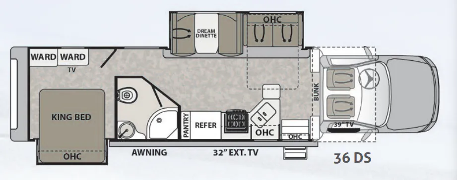 Dynamax Corp Isata 5 Series 36DS floor plan