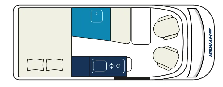 Hymer Fiat YOSEMITE floor plan