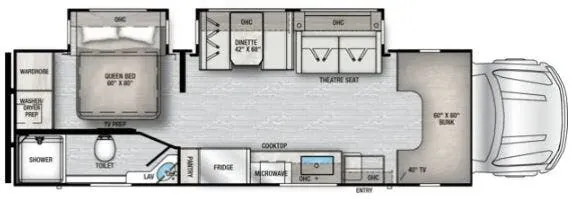 East to West Bravado 33DS floor plan