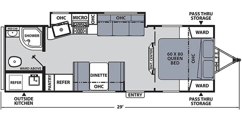 2023 Coachmen Apex Ultra-Lite 251RBK - Floor plan