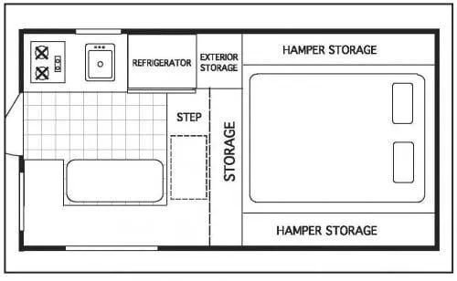 Northstar 600SS BASE floor plan