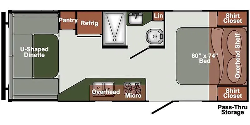 Gulf Stream Geo SVT 22UDL floor plan
