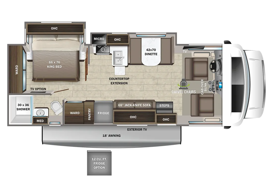 Entegra Coach Esteem 27U floor plan