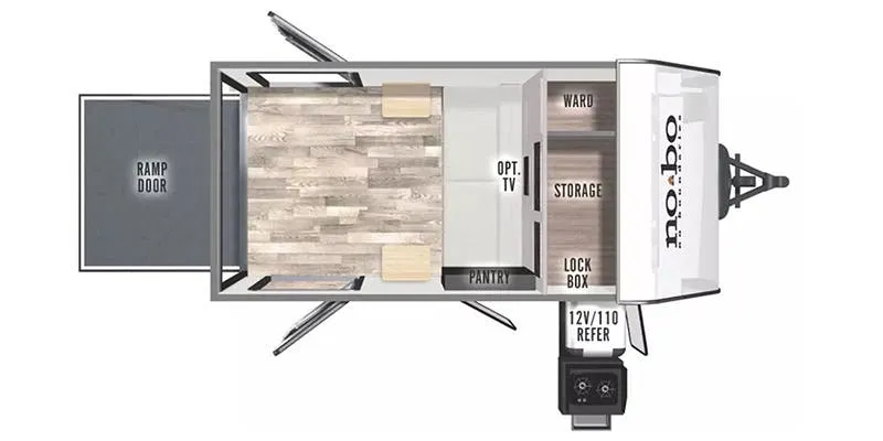 Forest River No Boundaries NB10.6 floor plan
