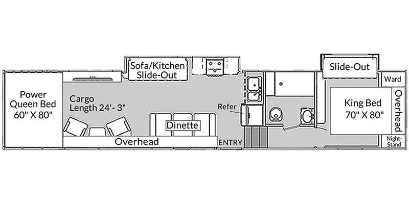 Genesis Supreme Genesis 40GSXL floor plan