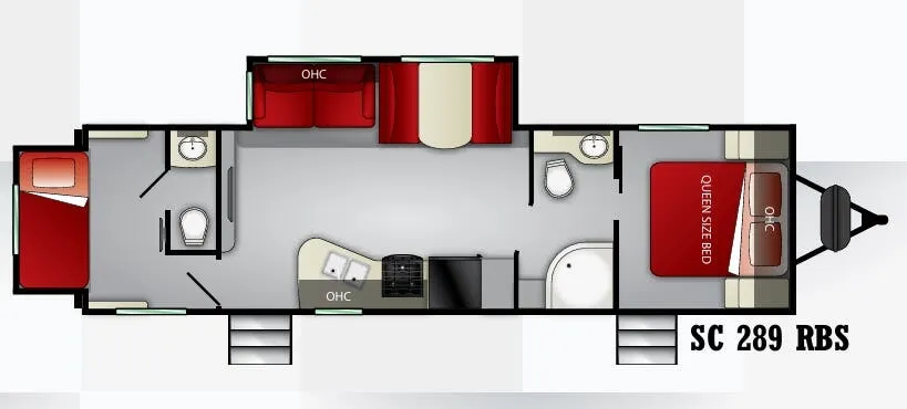 Cruiser RV Shadow Cruiser 289RBS floor plan