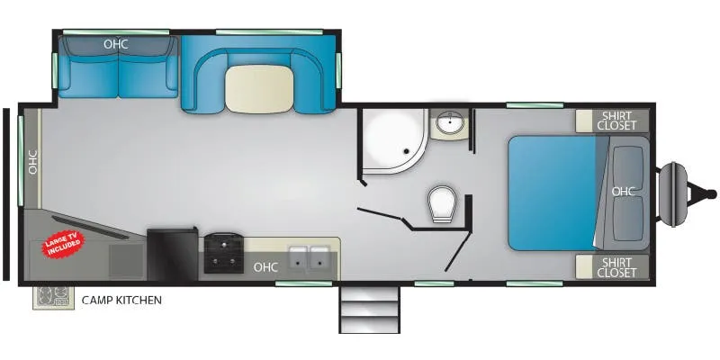 Heartland Trail Runner TR 28 RE floor plan