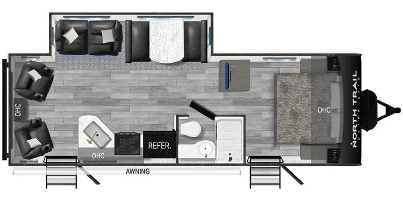 Heartland North Trail Ultra-Lite NT 27LRSS floor plan