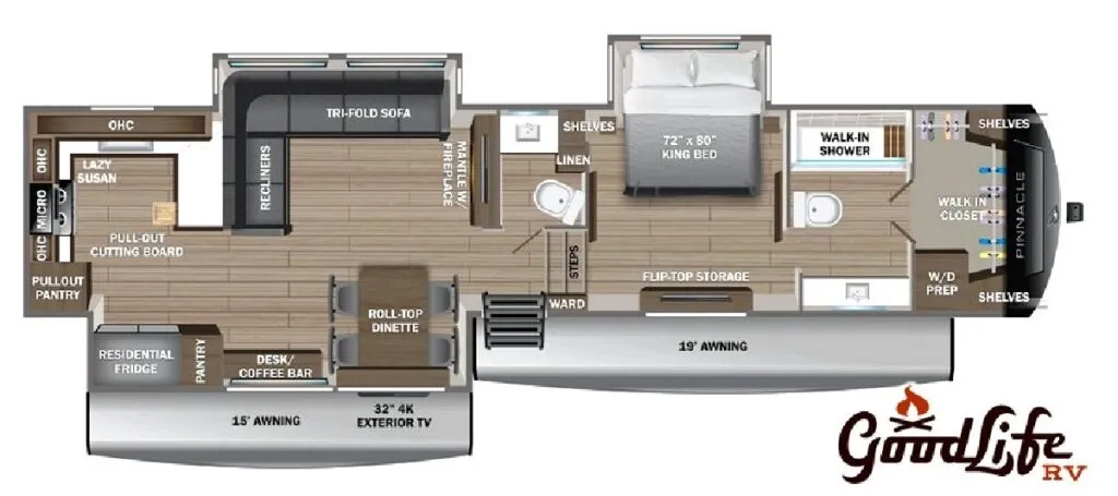 2026 Jayco Pinnacle 38FBRK floor plan
