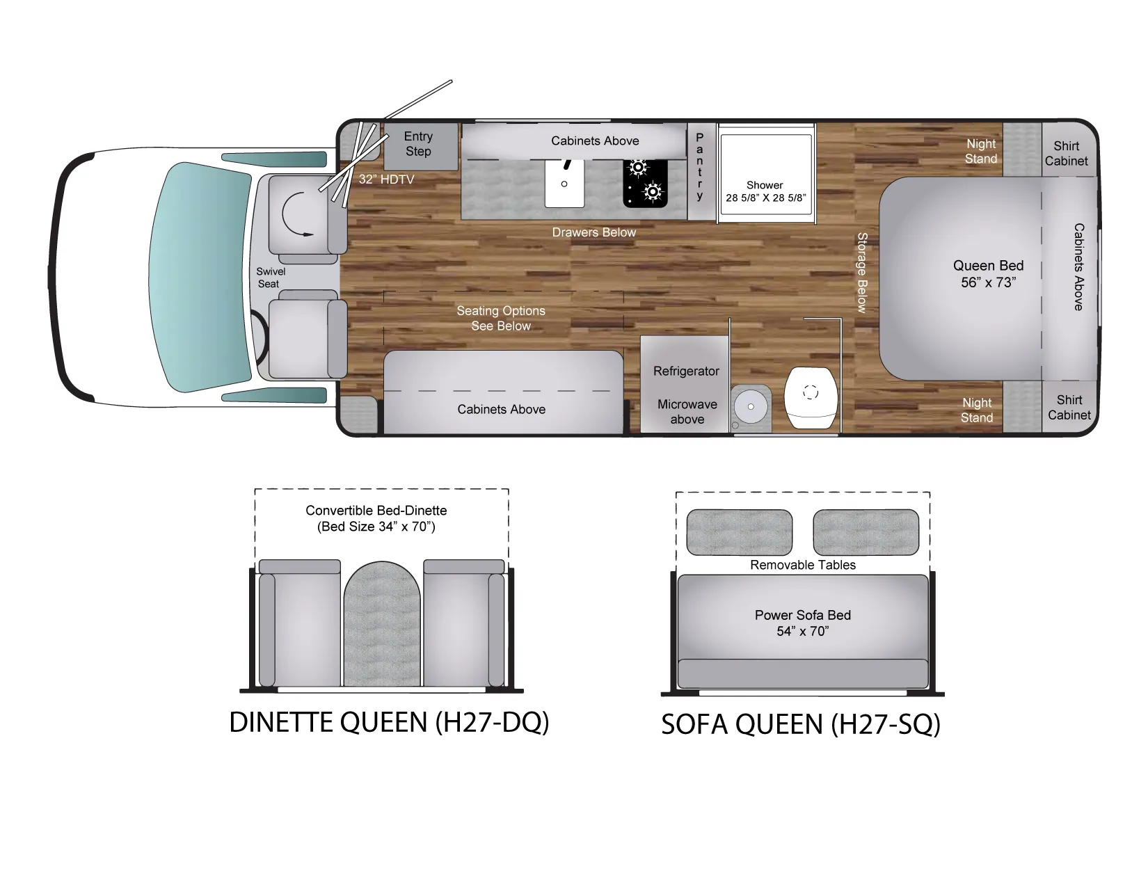 Coach House Heritage H27 DQ floor plan