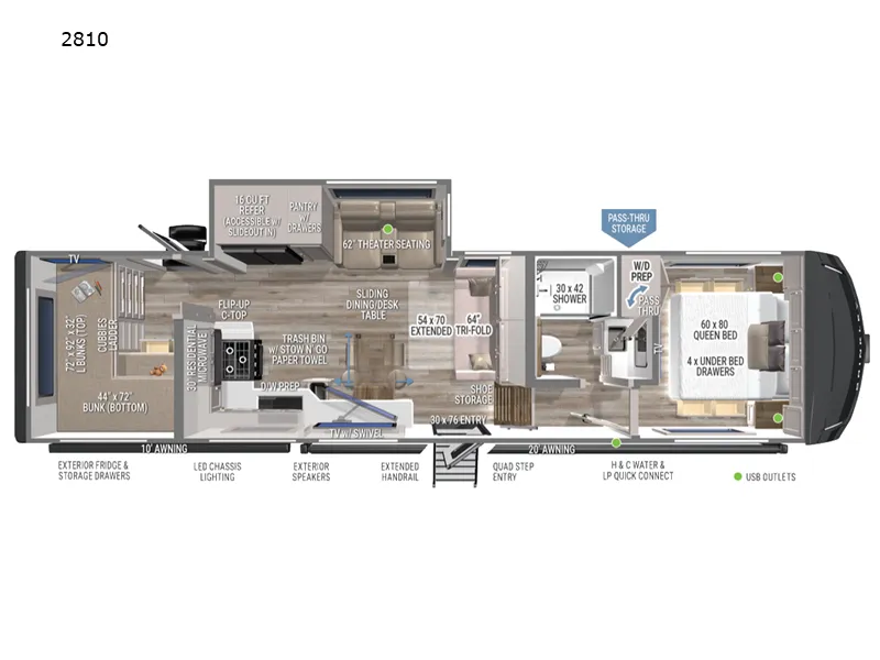 2026 Brinkley Model Z 2810 - Floor plan