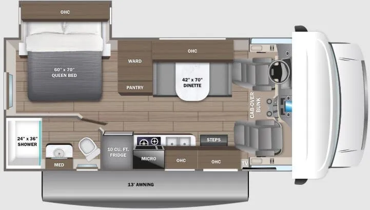 2024 Jayco Redhawk SE 22C - Floor plan