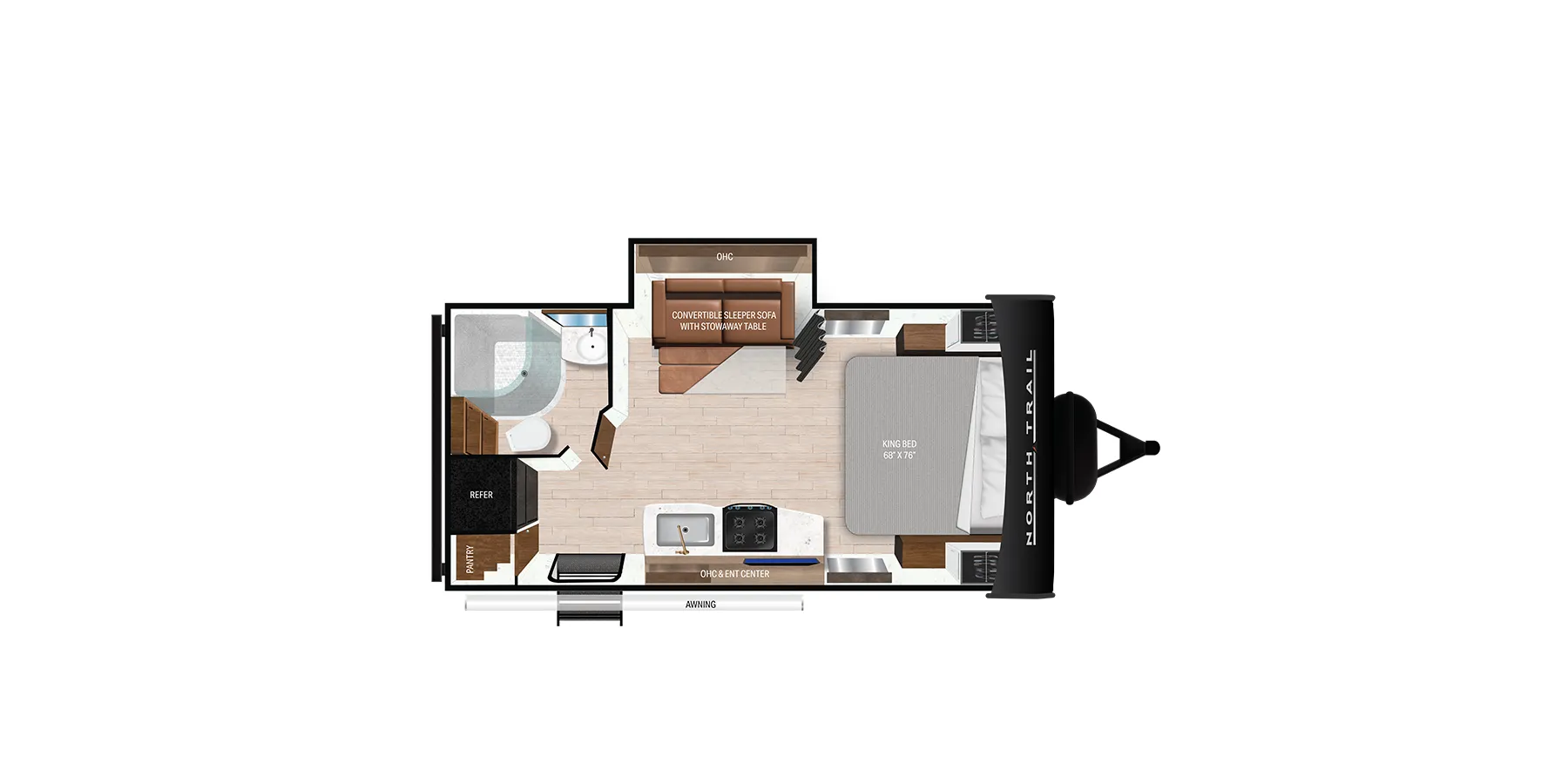 Heartland North Trail 21RBSS floor plan
