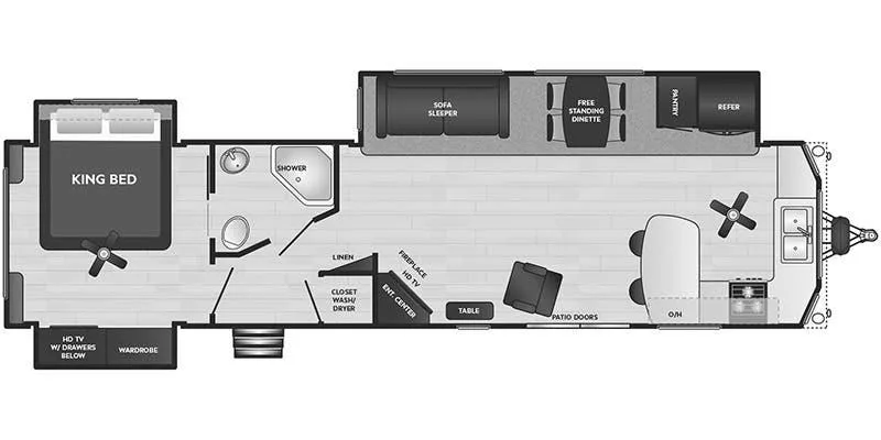 Keystone Residence 40FKSS floor plan