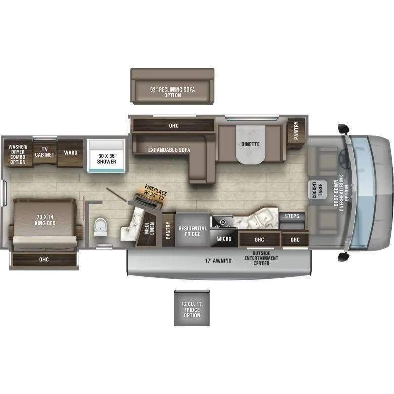 Entegra Coach Vision XL 34B floor plan
