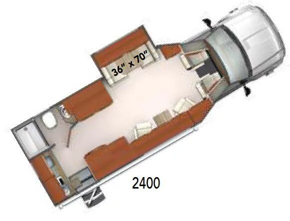 Phoenix Cruiser 2400 floor plan