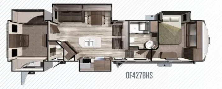 Highland Ridge Open Range OF427BHS exterior
