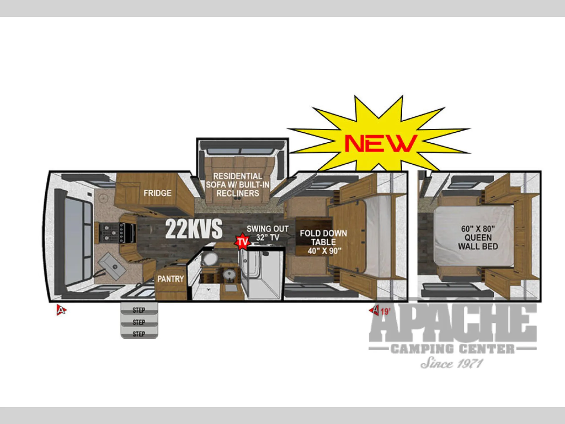 2025 Outdoors RV Creek Side Titanium Series 22KVS - Photo 3