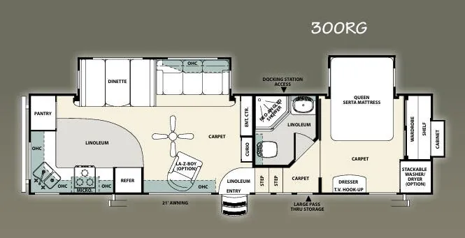 Forest River Sierra 300RG floor plan