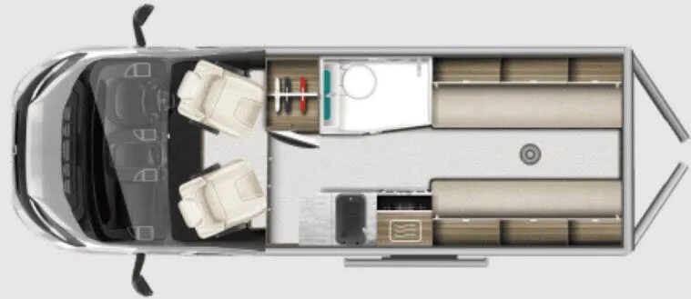 Auto-Trail V-Line SE 610 floor plan