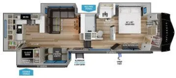 Grand Design Influence 3203GK floor plan