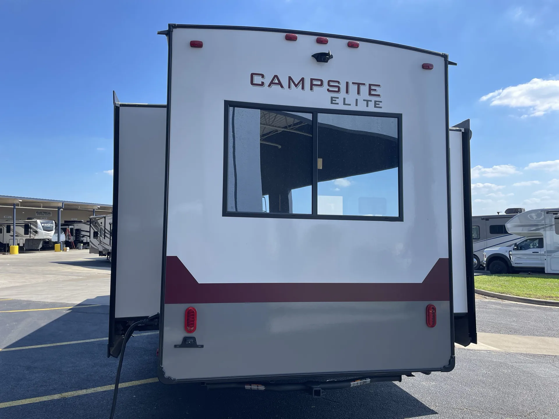 2027 Forest River Campsite Elite 36RF — backside