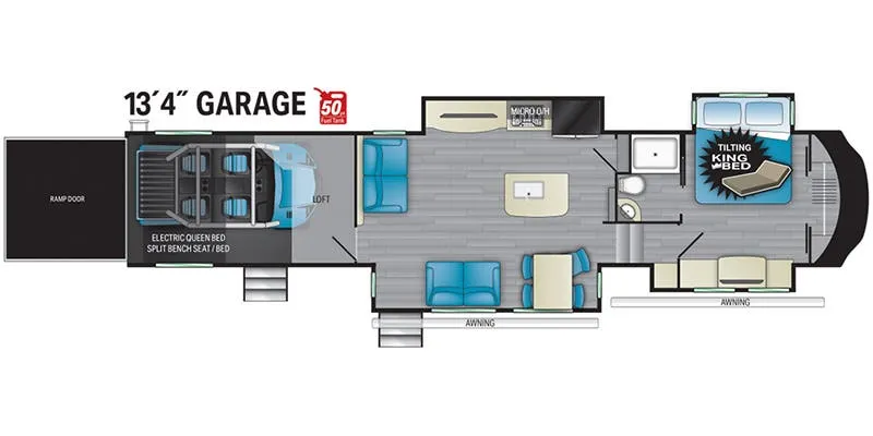 Heartland Cyclone CY 4009 floor plan