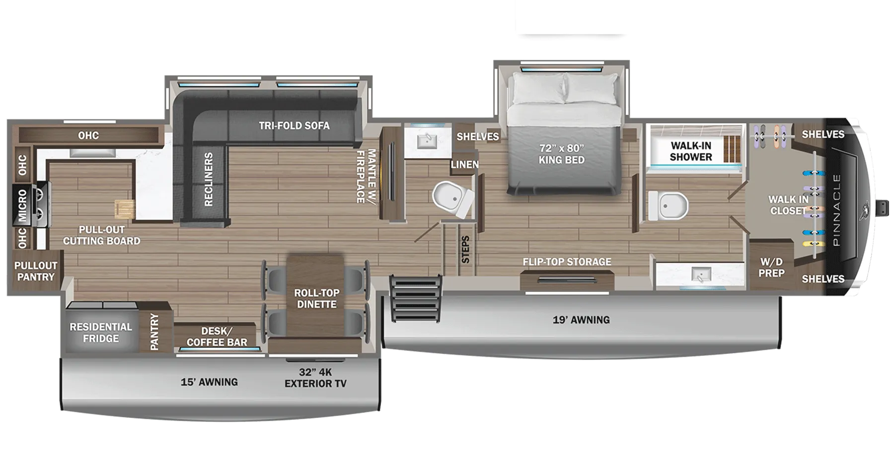 2025 Jayco Pinnacle 38FBRK - Floor plan