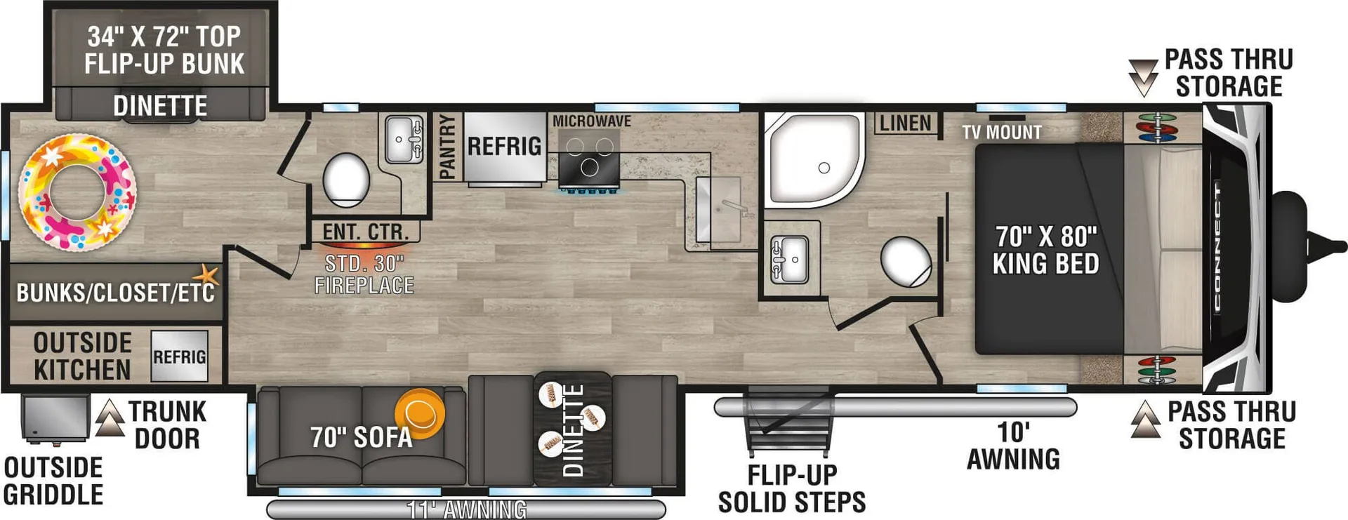 K-Z Connect C322BHK floor plan