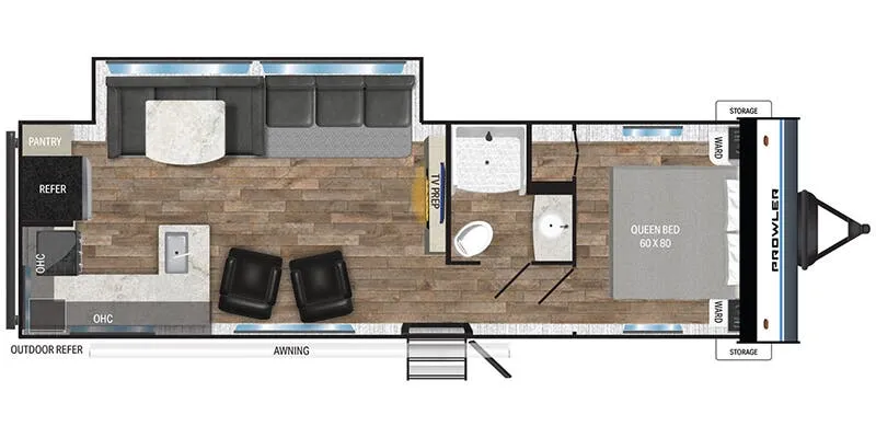 Heartland Prowler 2909RK floor plan