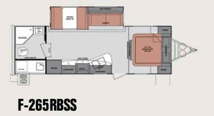 Cruiser RV Fun Finder 265RBSS floor plan