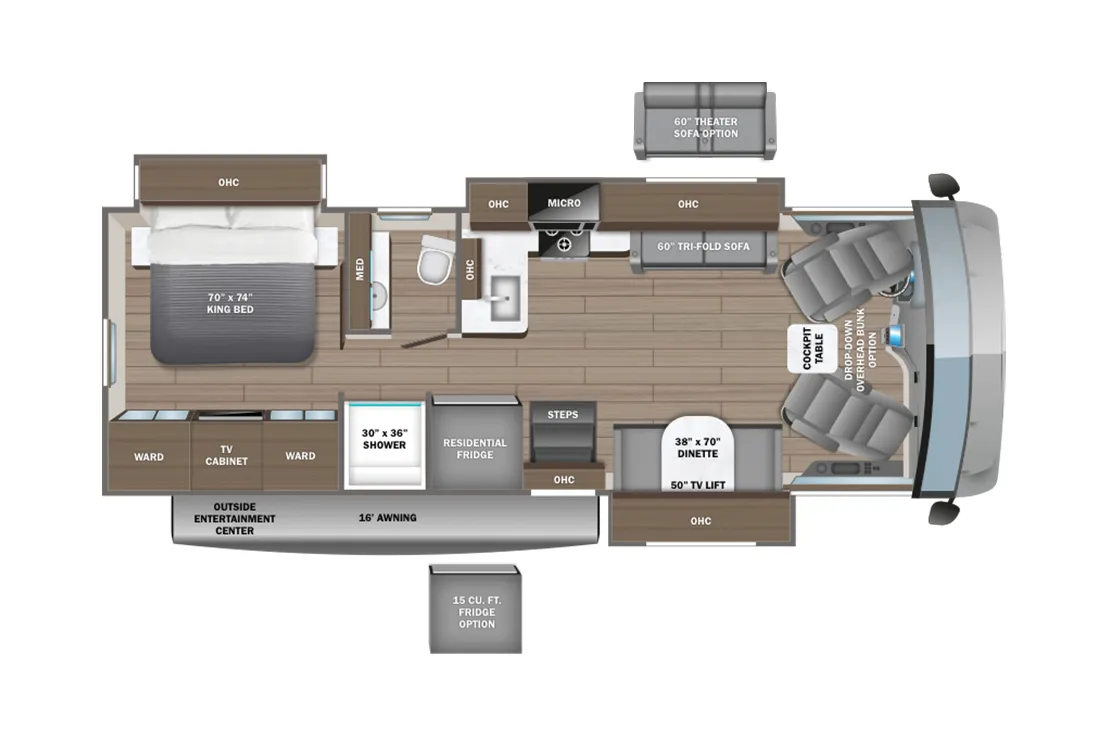 2024 Entegra Coach Vision XL 31UL - Floor plan