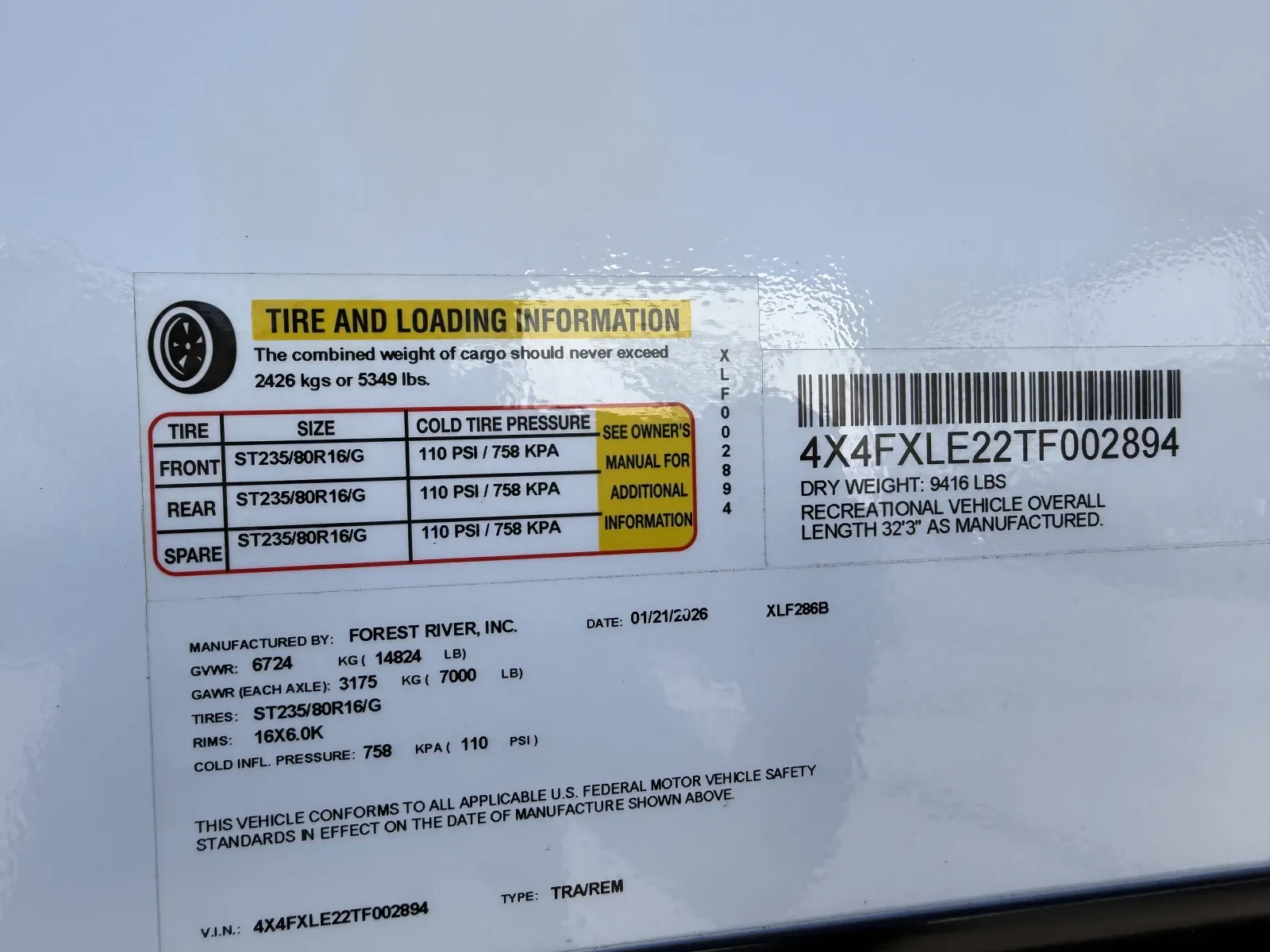 2026 Forest River XLR Boost 286B - Photo 4