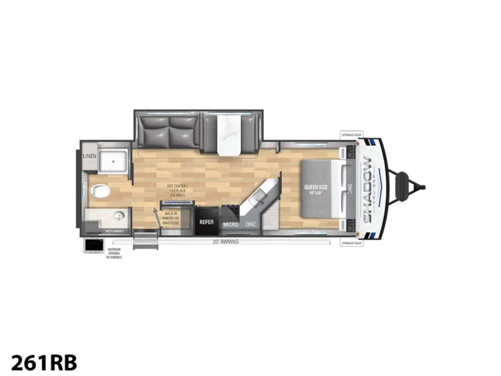 2025 Cruiser RV Shadow Cruiser 261RB - Photo 3