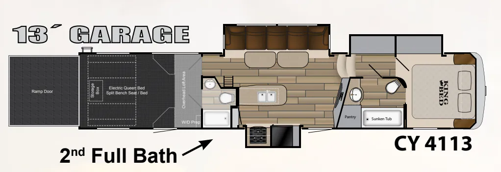 Heartland Cyclone 4113 floor plan