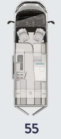 Auto-Trail Adventure 55 floor plan
