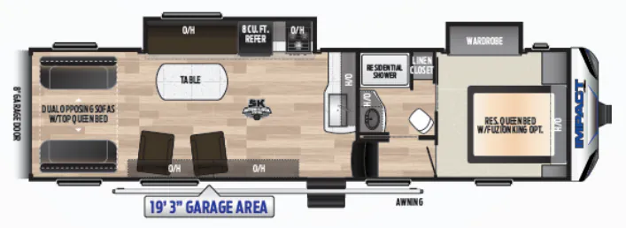 Keystone Impact 3219 exterior