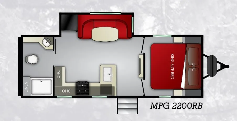 Cruiser RV MPG 2200RB floor plan
