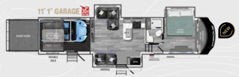 Heartland Torque 350 floor plan