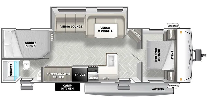 Forest River Salem Cruise Lite Southwest 271BHXL floor plan