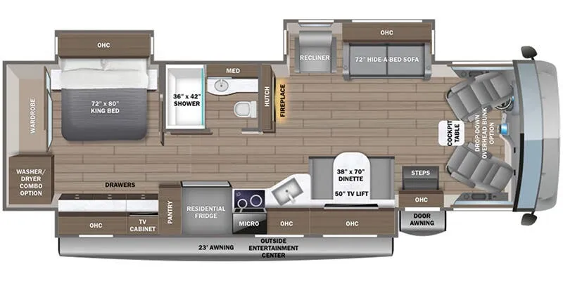 2026 Entegra Coach Emblem 36H - Floor plan