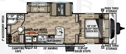 Venture RV SportTrek ST271VMB floor plan
