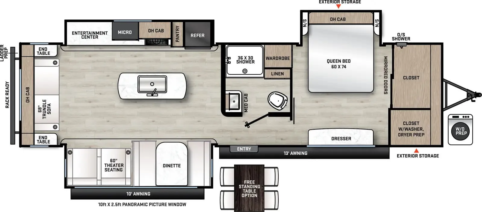 2026 Coachmen Catalina Legacy Edition 313RLTS - Floor plan