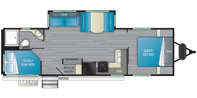 2022 Heartland Sundance Ultra Lite 278BH - Floor plan
