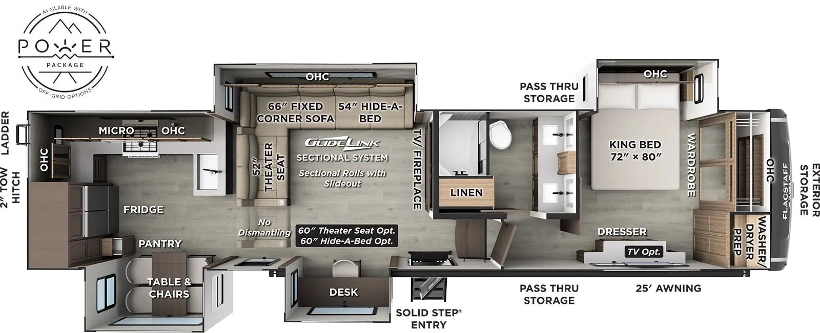 2027 Forest River Flagstaff Classic 404CRK - Floor plan